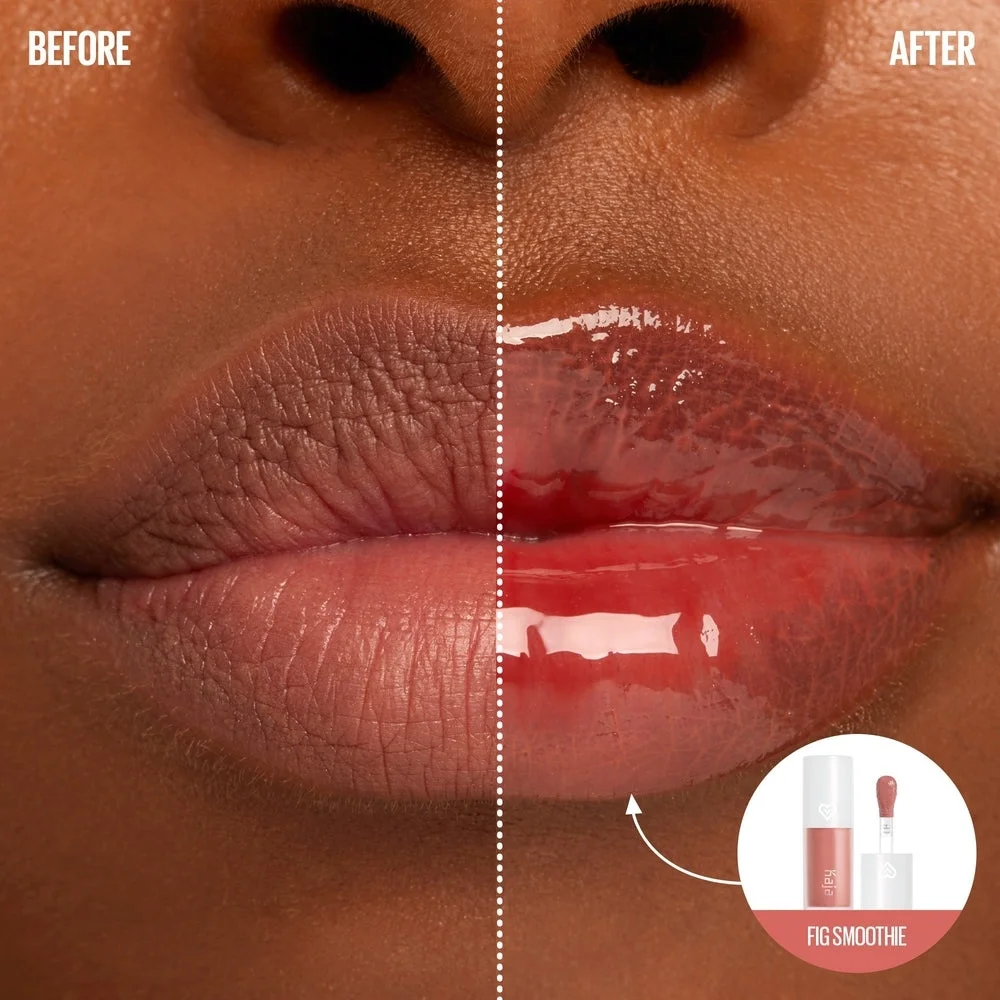Kaja Juicy Glass Lip Oil In Fig Smoothie